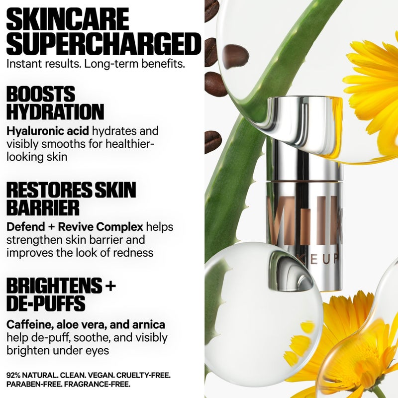 Milk Makeup Future Fluid All Over Cream Concealer, 5W (Fair with Warm Undertones) - 0.28 fl oz - Medium-to-Full Coverage - Up to 12-Hour Wear - Crease-Proof Finish - Vegan, Cruelty Free - Image 5