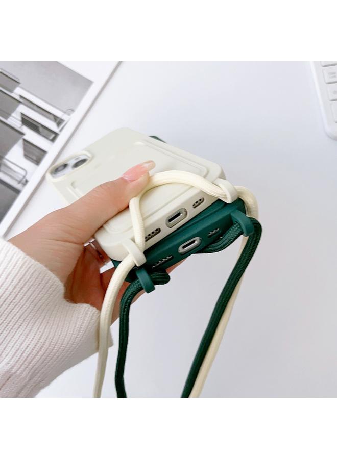 S-TOP Case For iPhone 12 Pro Max Crossbody Lanyard Elastic Silicone Card Holder Phone Case - Image 5