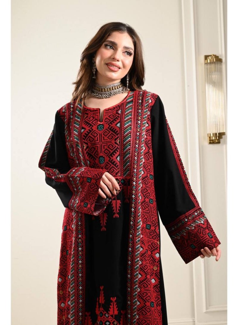 برايدس جلابية بتطريز عصري يروي قصة التراث والأناقة322 - Image 1