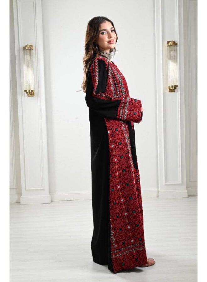 برايدس جلابية بتطريز عصري يروي قصة التراث والأناقة322 - Image 2