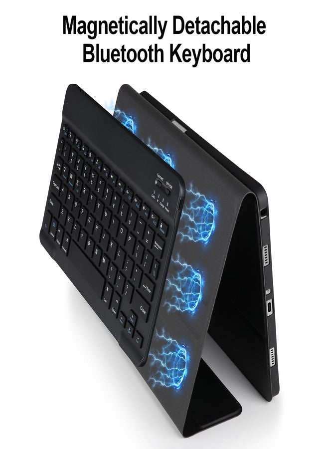 APHBZGE Keyboard Case for Samsung Galaxy Tab A9+/Plus 11’’ 2023(SM-X210/X216/X218),Case with Keyboard for Samsung Tab A9+ with S Pen Holder,Detachable Bluetooth Keyboard for Samsung A9 +Auto Wake/Sleep,Black - Image 5