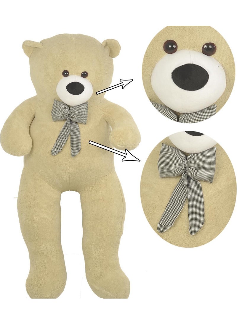 SOLE Special for Lovers - 140 Cm Giant Size Cute Plush Big Bear with Bow Tie - 100% Local, Plush Teddy Bear  - Image 1