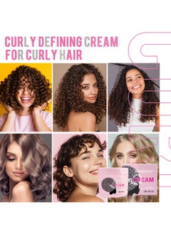 Immetee Curl Defining Cream Hydrating Moisturizing Lightweight Safe Natural Curl Enhancing Cream to Soften the Hair and Reduce Frizz for Thick and Curly Hair 250g  - Image 3