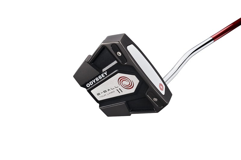 Odyssey 2Ball Eleven Tour Lined Putter, Right Handed, Double Bend Hosel, Oversize Grip, Black, 34 Inch Length - Image 2