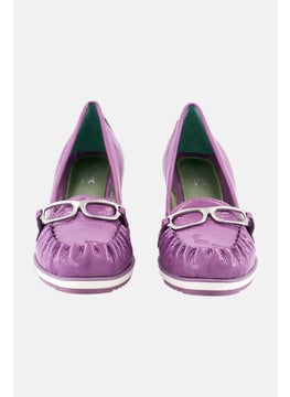 GEOX Women Slip On Wedge, Lilac  - Image 3