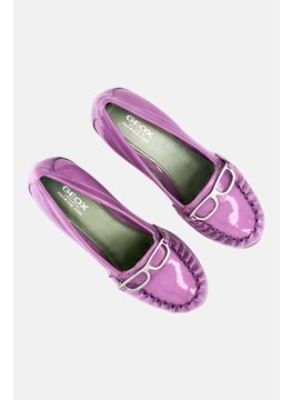 GEOX Women Slip On Wedge, Lilac  - Image 2