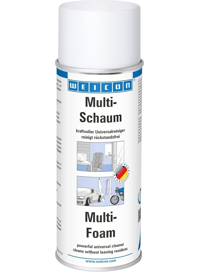 Weicon Multi-Foam Spray 400 ml | Universal Multi purpose Foam Cleaner| residue-free Indoor & Outdoor cleaning - Image 1
