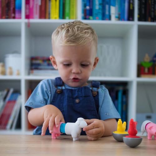 SmartMax My First Farm Animals STEM Magnetic Discovery Building Set with Soft Animals for Ages 1-5 - Image 2