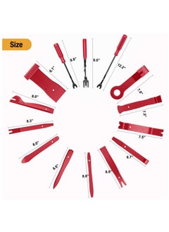 Excefore 238Pcs Trim Removal Tool, Auto Push Pin Bumper Retainer Clip Set Fastener Terminal Remover Tool Adhesive Cable Clips Pry Kit Car Panel Radio Removal Auto Clip Pliers  - Image 2