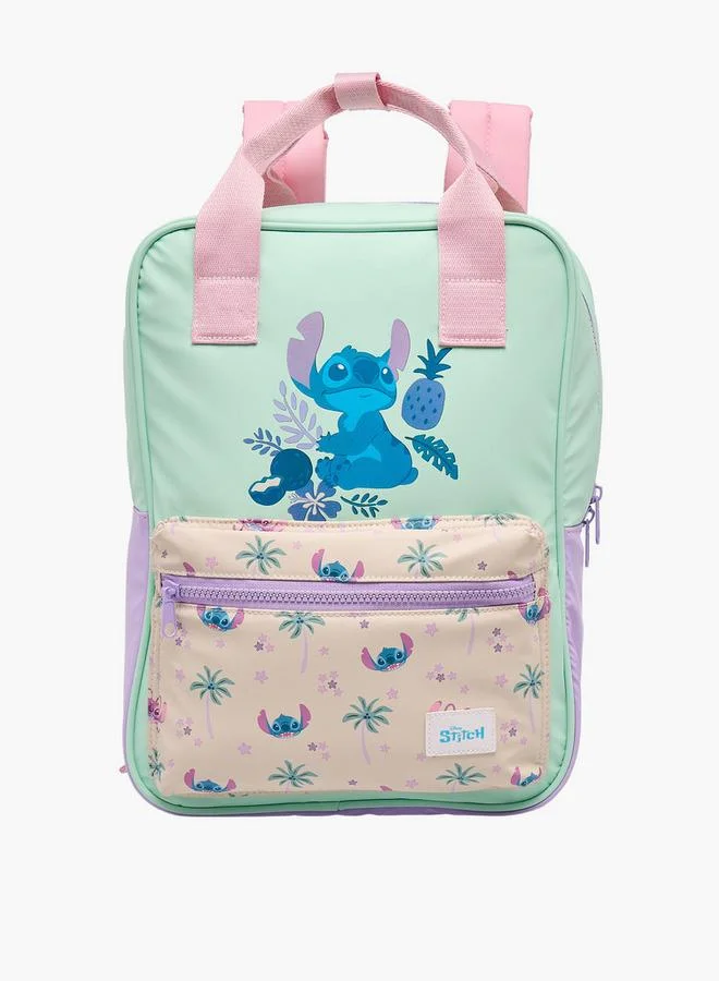 ديزني Stitch School Backpack For Girls 5-8 Years With Zip Pocket
