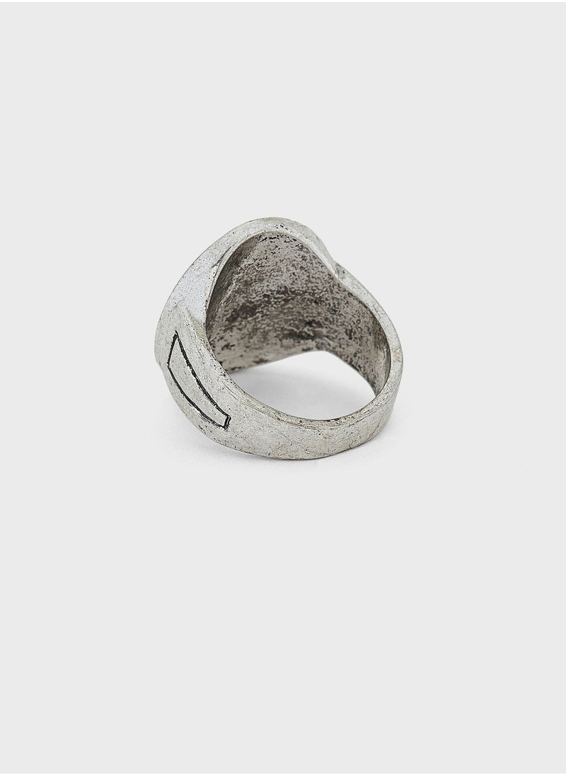 Seventy Five - Embossed Signet Ring - Image 1