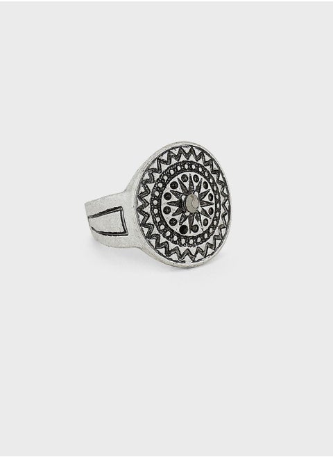 Embossed Signet Ring