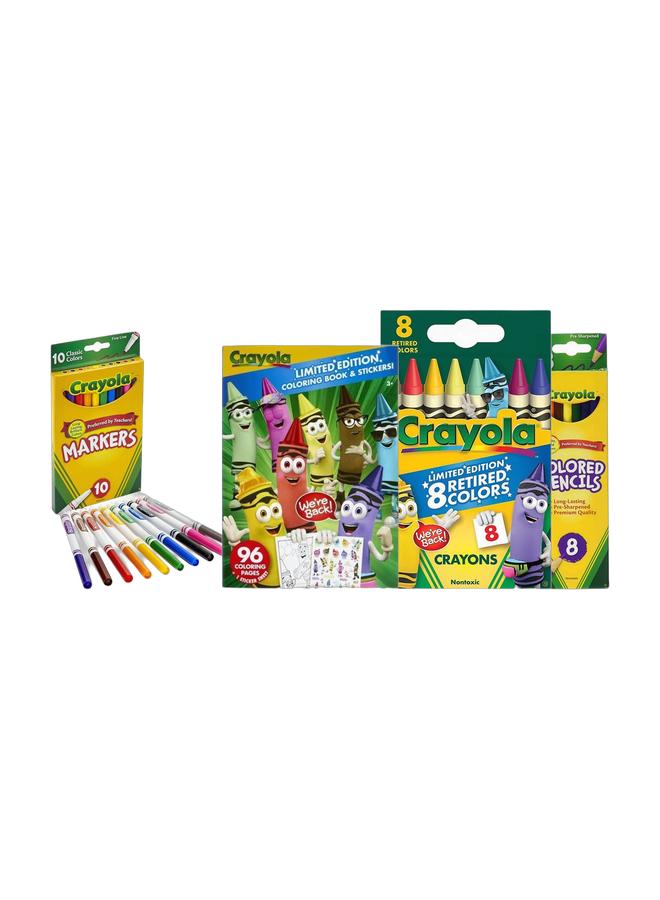Crayola Value Pack of 4 - Colouring books | Pencils | Crayons | Markers - Image 1