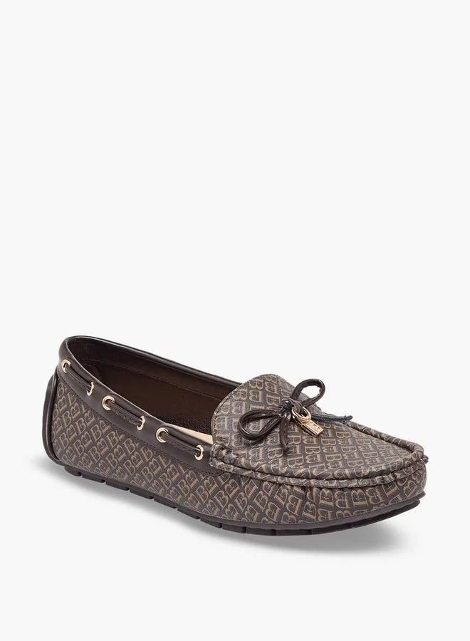 فلورا بيلا من شو إكسبرس Women Monogram Print Loafers