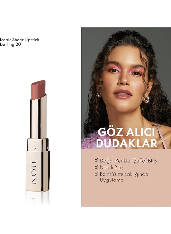 NOTE COSMETIQUE - Note Iconic Sheer Lipstick 205 - Image 1
