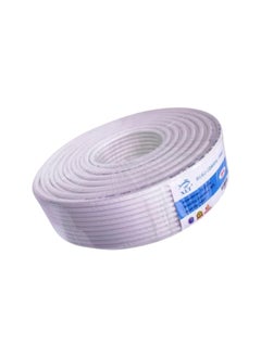 XLT RG6 ultra coaxial cable 75 ohms impedance with 99 percentage braiding 100 Yard  - Image 1