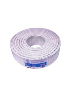 XLT RG6 ultra coaxial cable 75 ohms impedance with 99 percentage braiding 100 Yard  - Image 2