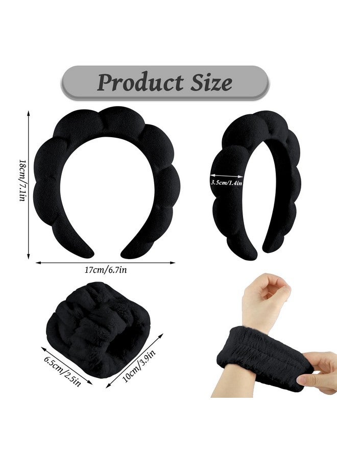 وسيكس عصابات رأس للعناية بالبشرة، عصابة رأس سبا إسفنجية للنساء، عصابة رأس للمكياج للفتيات المراهقات، هدايا عصرية للنساء - Image 2