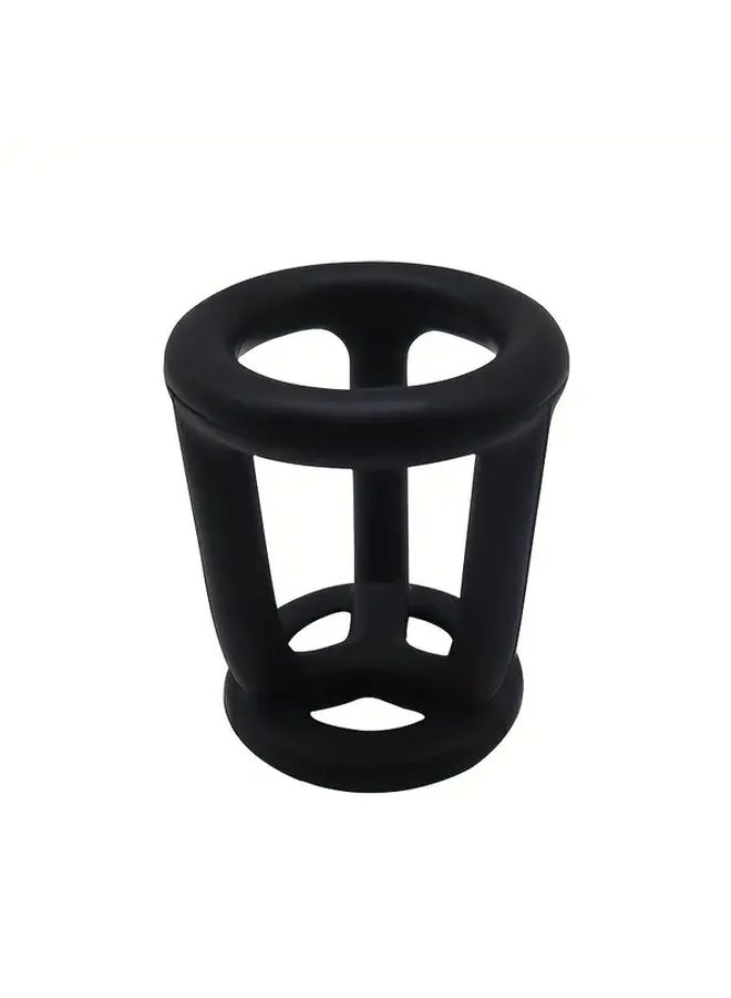 White Multifunctional Toothbrush Holder Stand For Toothpaste Dental And Makeup Brushes - Image 5