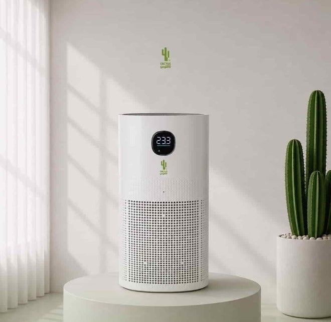 Cactus P62 Air Purifier with HEPA Filter, Triple Filtration System, Coverage Up to 62 m² - Image 2