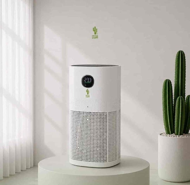 Cactus P62 Air Purifier with HEPA Filter, Triple Filtration System, Coverage Up to 62 m² - Image 1
