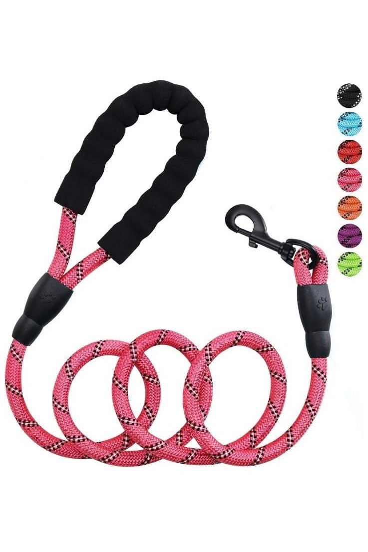 طوق كلب عاكس للمشي والتدريب والجري - حبل متين للكلاب الكبيرة - Image 1