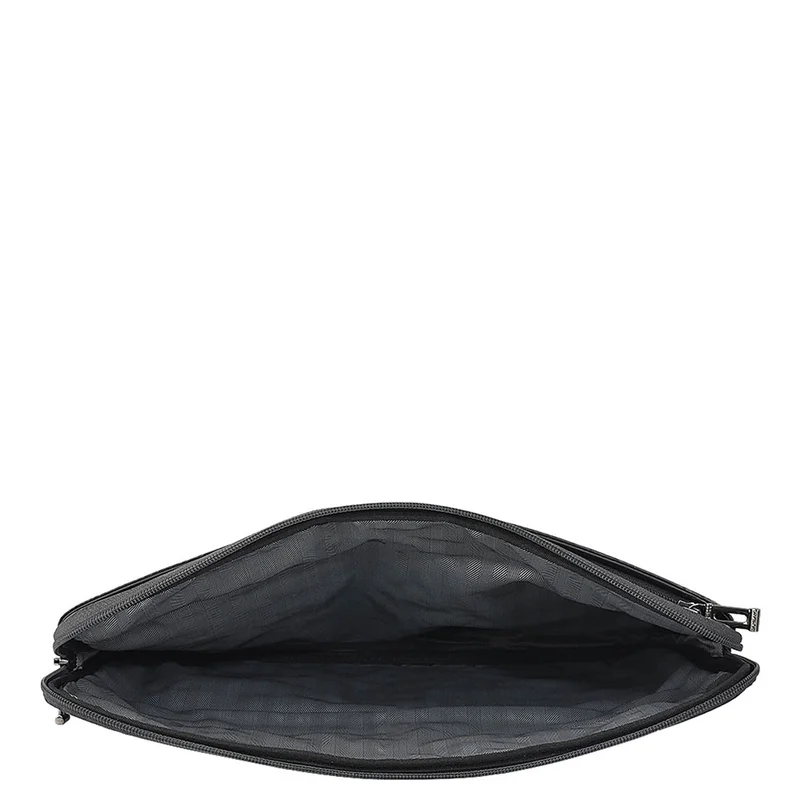 Da Milano  Signato Leather Laptop Sleeve - Grey  | Best Price UAE