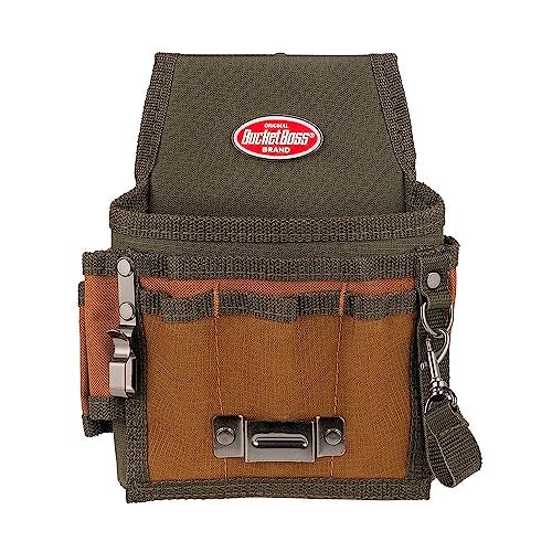 Bucket Boss - Tool Pouch with FlapFit, Pouches - Original Series (54140) , Brown - Image 1