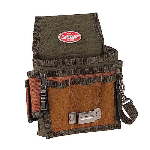 Bucket Boss - Tool Pouch with FlapFit, Pouches - Original Series (54140) , Brown - Image 4