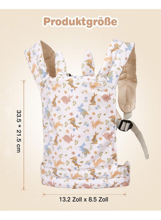 Lictin Baby Doll Carrier, Front and Back Doll Accessories Carrier for Little Girls, with Adjustable Straps for Stuffed Animal Reborn Baby Doll - Image 2