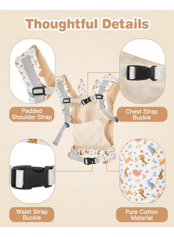 Lictin Baby Doll Carrier, Front and Back Doll Accessories Carrier for Little Girls, with Adjustable Straps for Stuffed Animal Reborn Baby Doll - Image 1