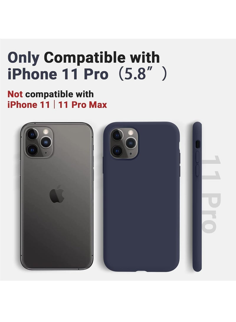 MIGOFAST Shockproof Designed for iPhone 11 Pro Case Soft Anti-Scratch Microfiber Lining with Liquid Silicone Phone Case Drop Protection 5.8 inch Slim Thin Cover - Image 5