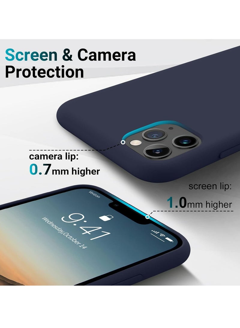 MIGOFAST Shockproof Designed for iPhone 11 Pro Case Soft Anti-Scratch Microfiber Lining with Liquid Silicone Phone Case Drop Protection 5.8 inch Slim Thin Cover - Image 3