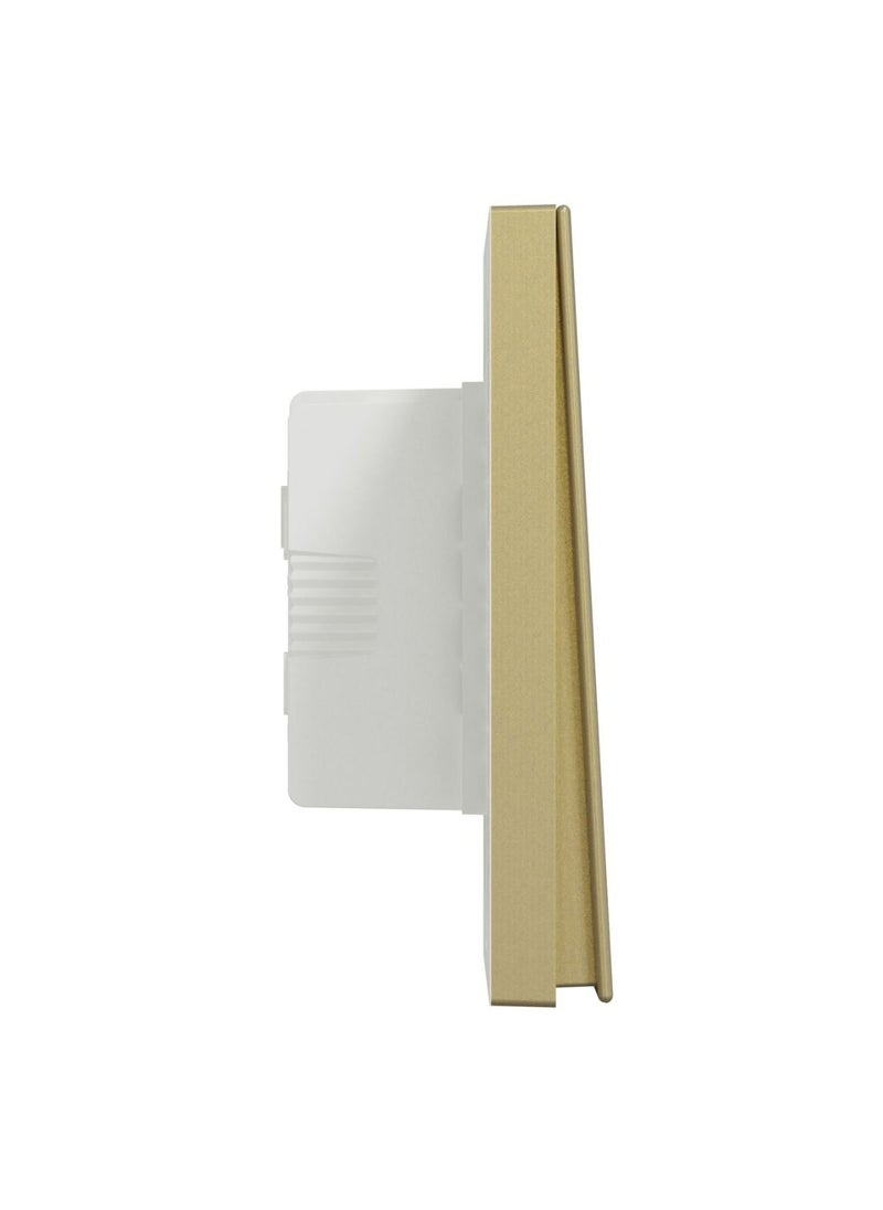 Schneider Electric - Schneider Electric Avataron C Switch With Fluorescent Locator E8731L1F_WG, 1 Gang, 16Ax Wine Gold 250 V 1 Way - Image 1