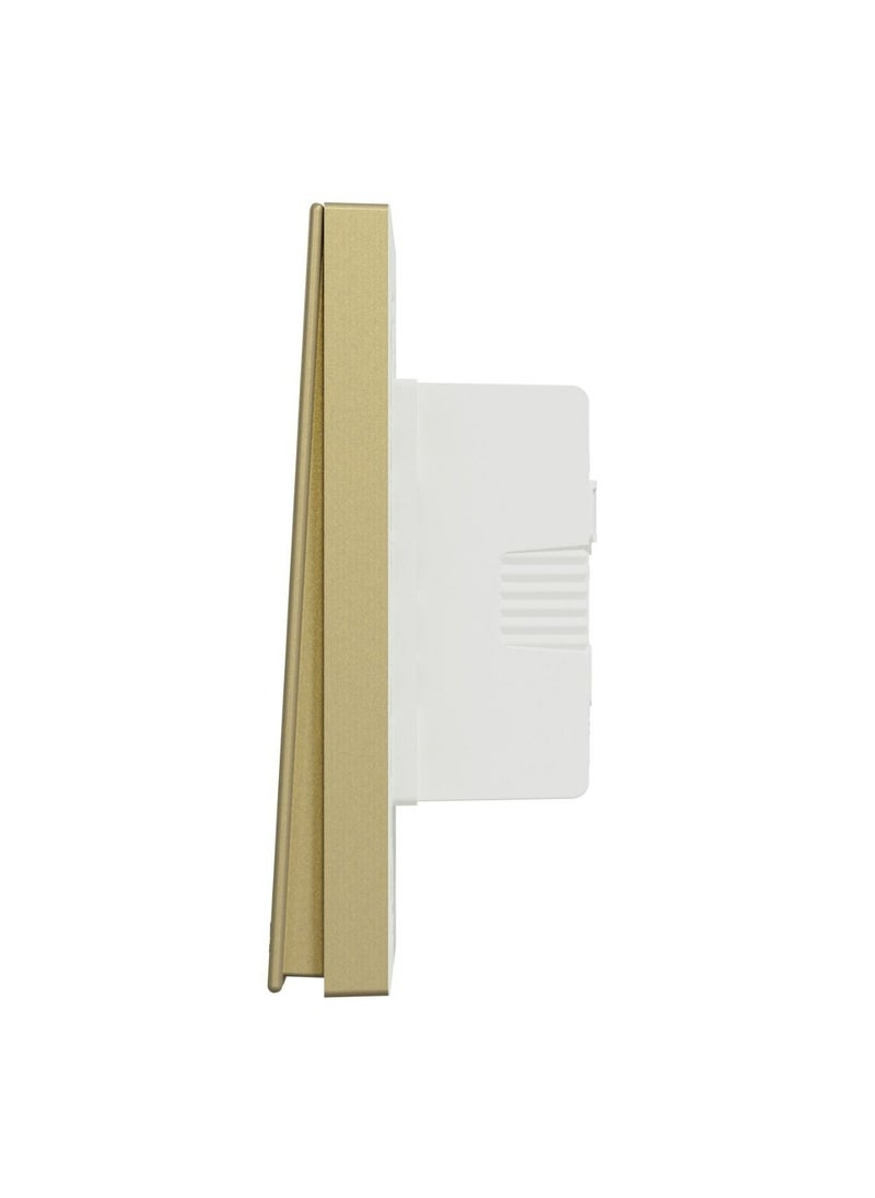 Schneider Electric - Schneider Electric Avataron C Switch With Fluorescent Locator E8731L1F_WG, 1 Gang, 16Ax Wine Gold 250 V 1 Way - Image 1