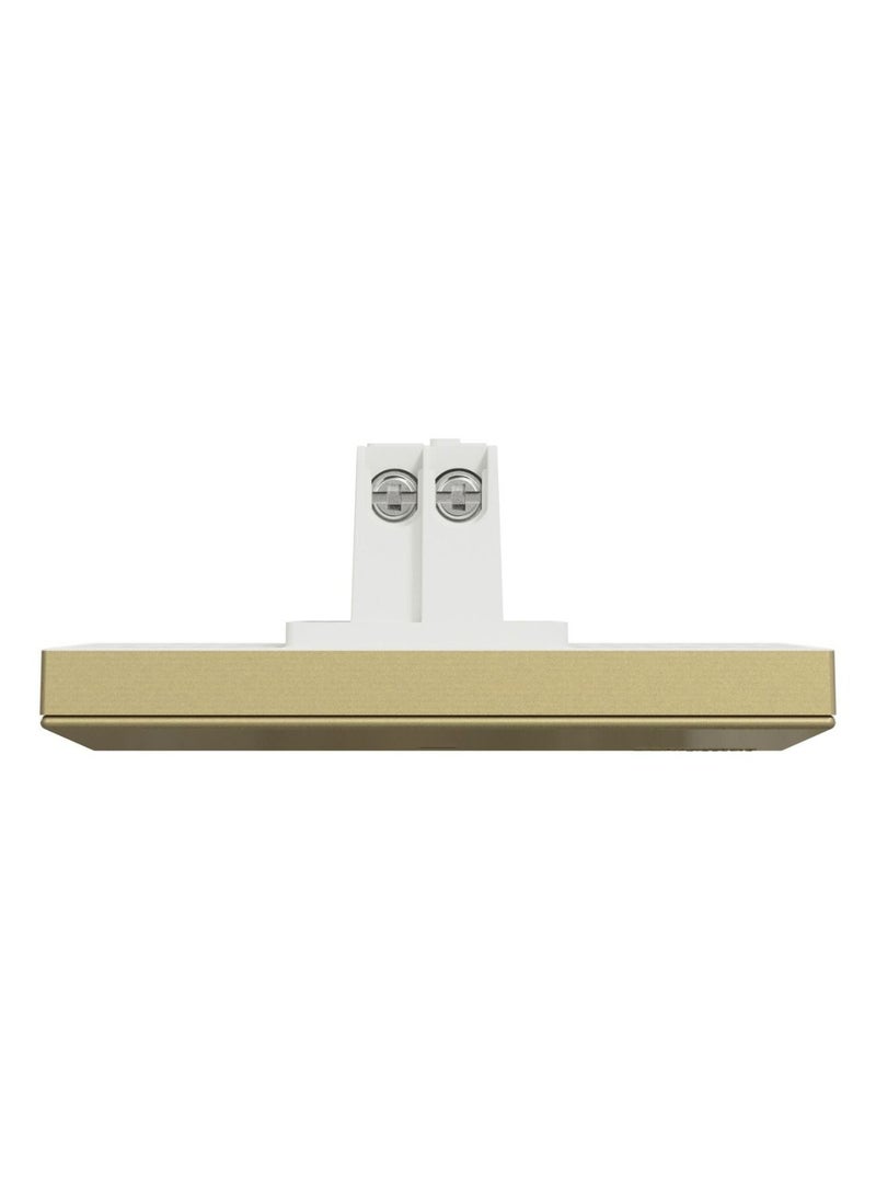 Schneider Electric - Schneider Electric Avataron C Switch With Fluorescent Locator E8731L1F_WG, 1 Gang, 16Ax Wine Gold 250 V 1 Way - Image 1