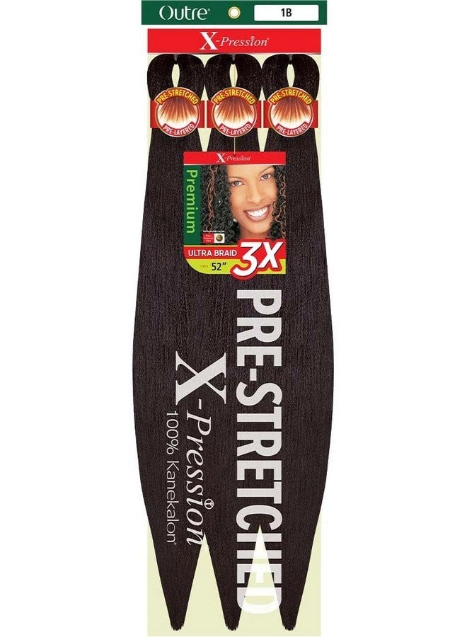 Outre Utre Xpression Prestretched 6X Ultra Braid 52 (1 Jet Black) - Image 3