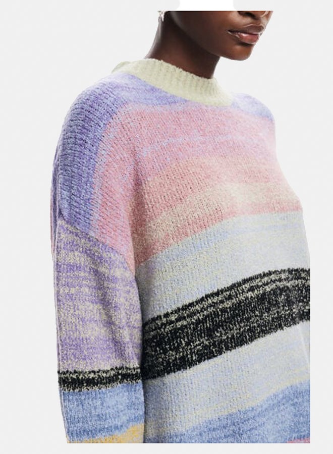 DESIGUAL Striped knit sweater  - Image 4