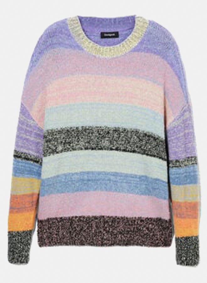 DESIGUAL Striped knit sweater  - Image 5