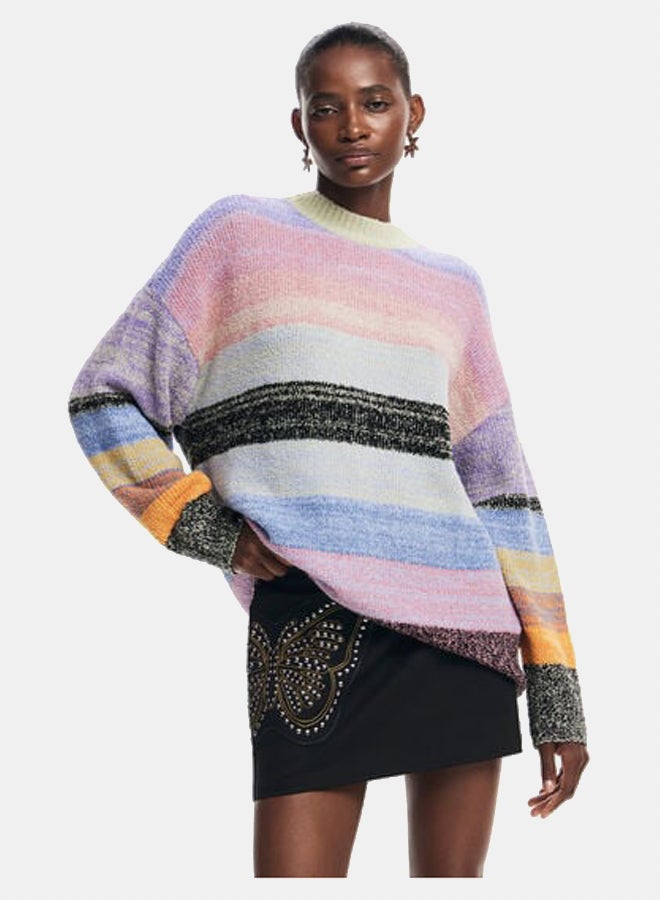 DESIGUAL Striped knit sweater  - Image 2
