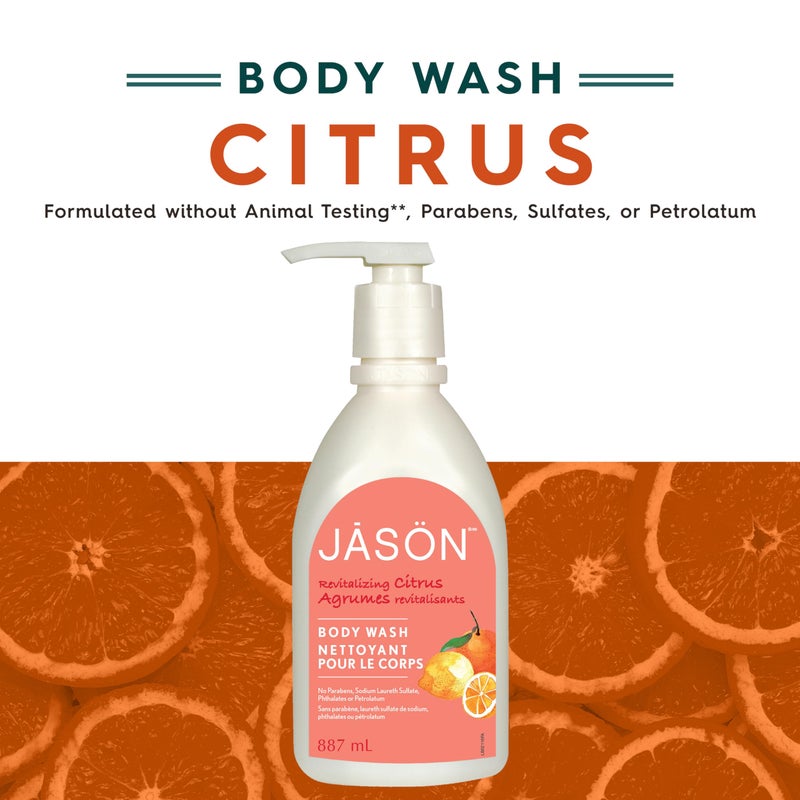JASON Body Wash, Citrus, 30 Fl Oz - Image 2