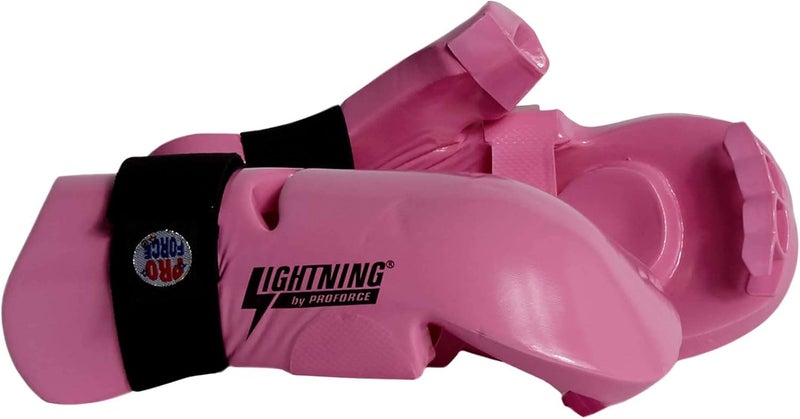 ProForce Pro Force Lightning Punches Sparring Gloves (Pink, Child Medium - Knuckle Width 2.5-2.75") - Image 1