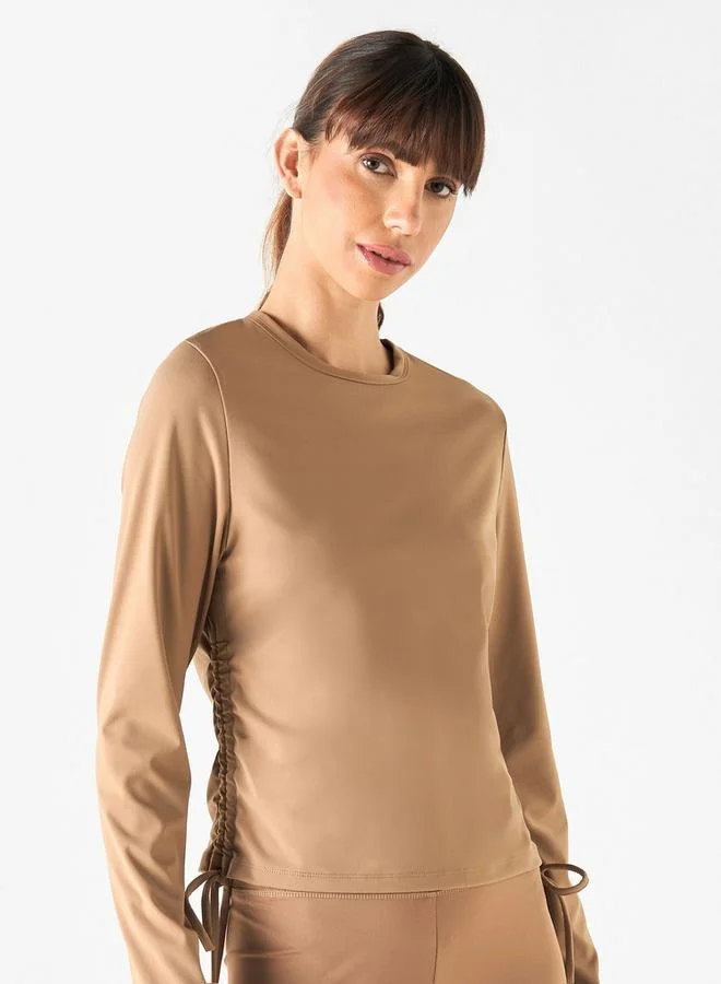 ADOT by Splash T-shirt with Crew Neck and Long Sleeves