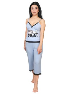 Dadoush Women's Summer Pyjamas - 2-Piece Women's Pajama Set  - Image 1