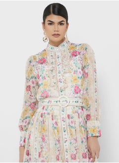 ELLA Floral Print Dress  - Image 3