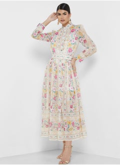 ELLA Floral Print Dress  - Image 4