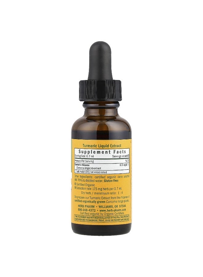 Herb Pharm, Turmeric, 616 mg, 1 fl oz (30 ml) (Packaging may vary) - Image 2