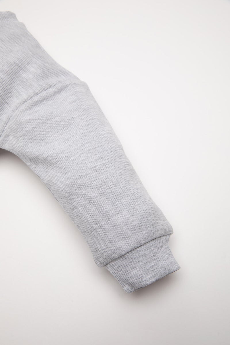 DeFacto Baby Boy Printed Sweatshirt Jogger Sweatpants 2 Piece Set  - Image 5