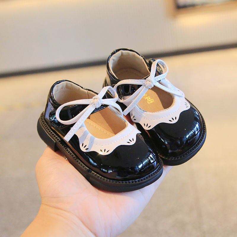 Baby Girl Shoes 1 To 2 Years Old Spring And Autum Kidsren'S Princess Shoes Baby Small Leather Shoes Breathable Non-Slip Soft Sole Toddler Shoes - Image 4