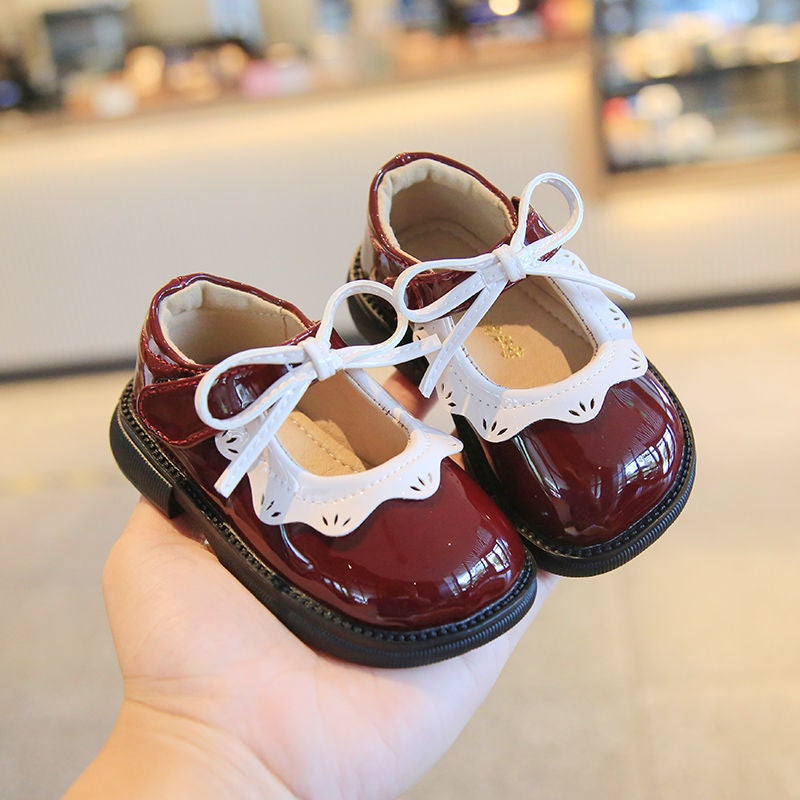 Baby Girl Shoes 1 To 2 Years Old Spring And Autum Kidsren'S Princess Shoes Baby Small Leather Shoes Breathable Non-Slip Soft Sole Toddler Shoes - Image 3